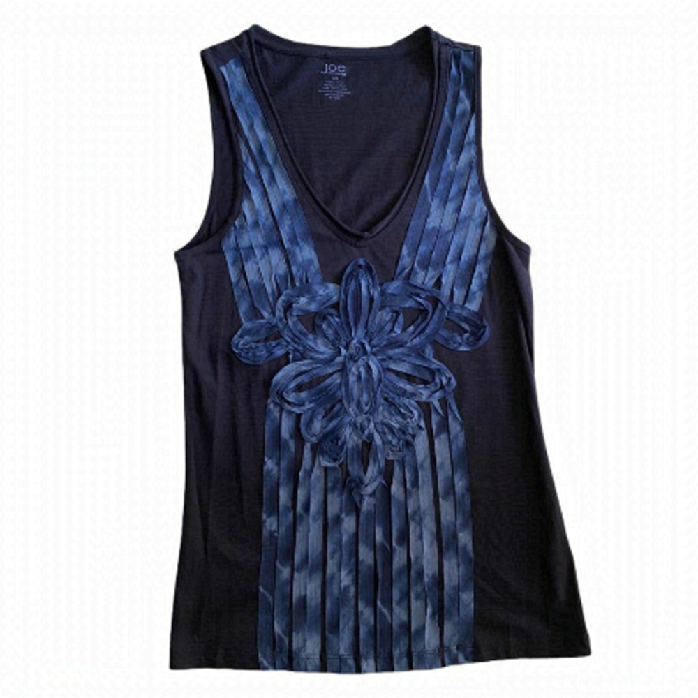 JOE FRESH Women's Black Blue Tank Top US Small